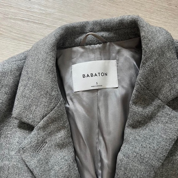 Aritizia gray longline peacoat - Picture 3 of 8